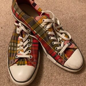 Converse Red Canvas Sneakers